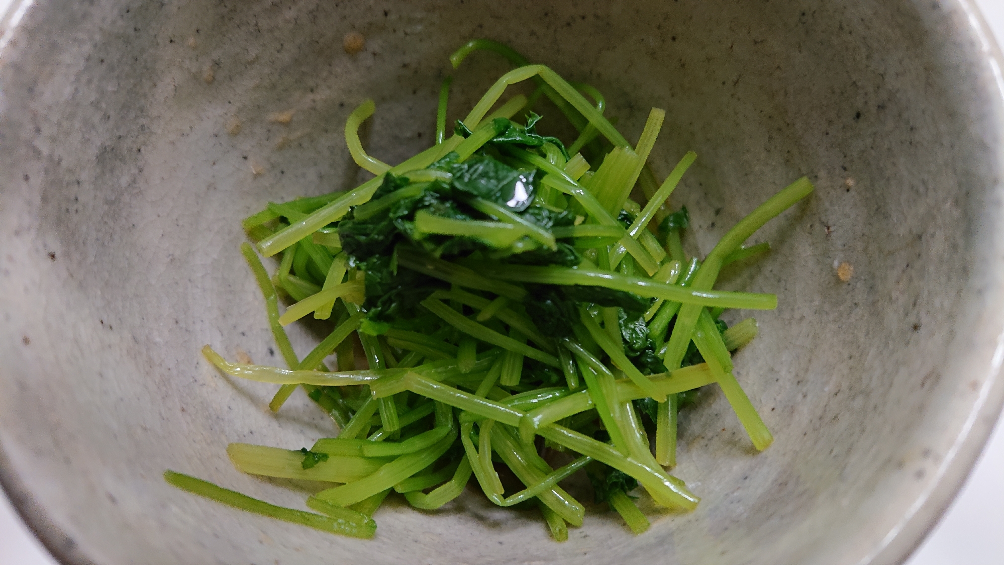 三つ葉のポン酢和え