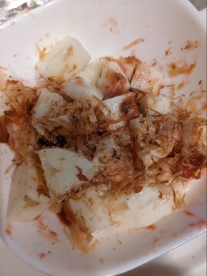 白だしde山いも梅かつお