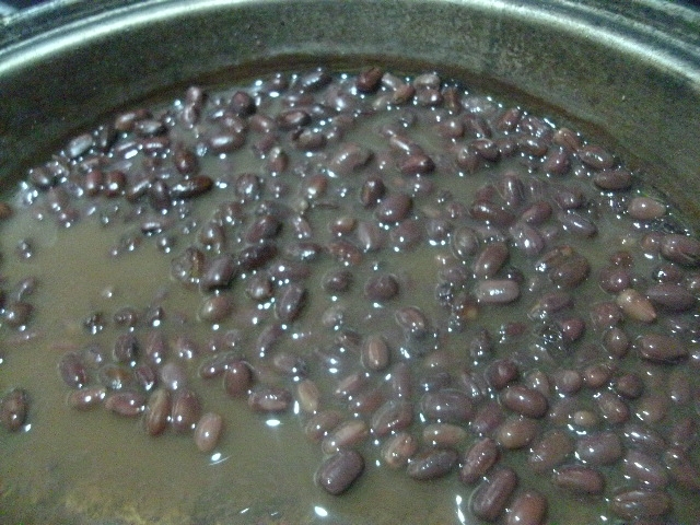 小豆の醤油煮