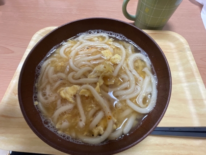 白だしで☆卵とじうどん