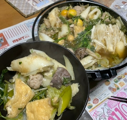 セリを入れると一段と美味しかったです！
お腹いっぱい食べました(*^^*)