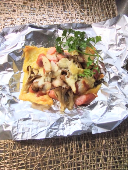おつまみにᕷ*舞茸とウインナーのチーズ焼きꕤ୭*
