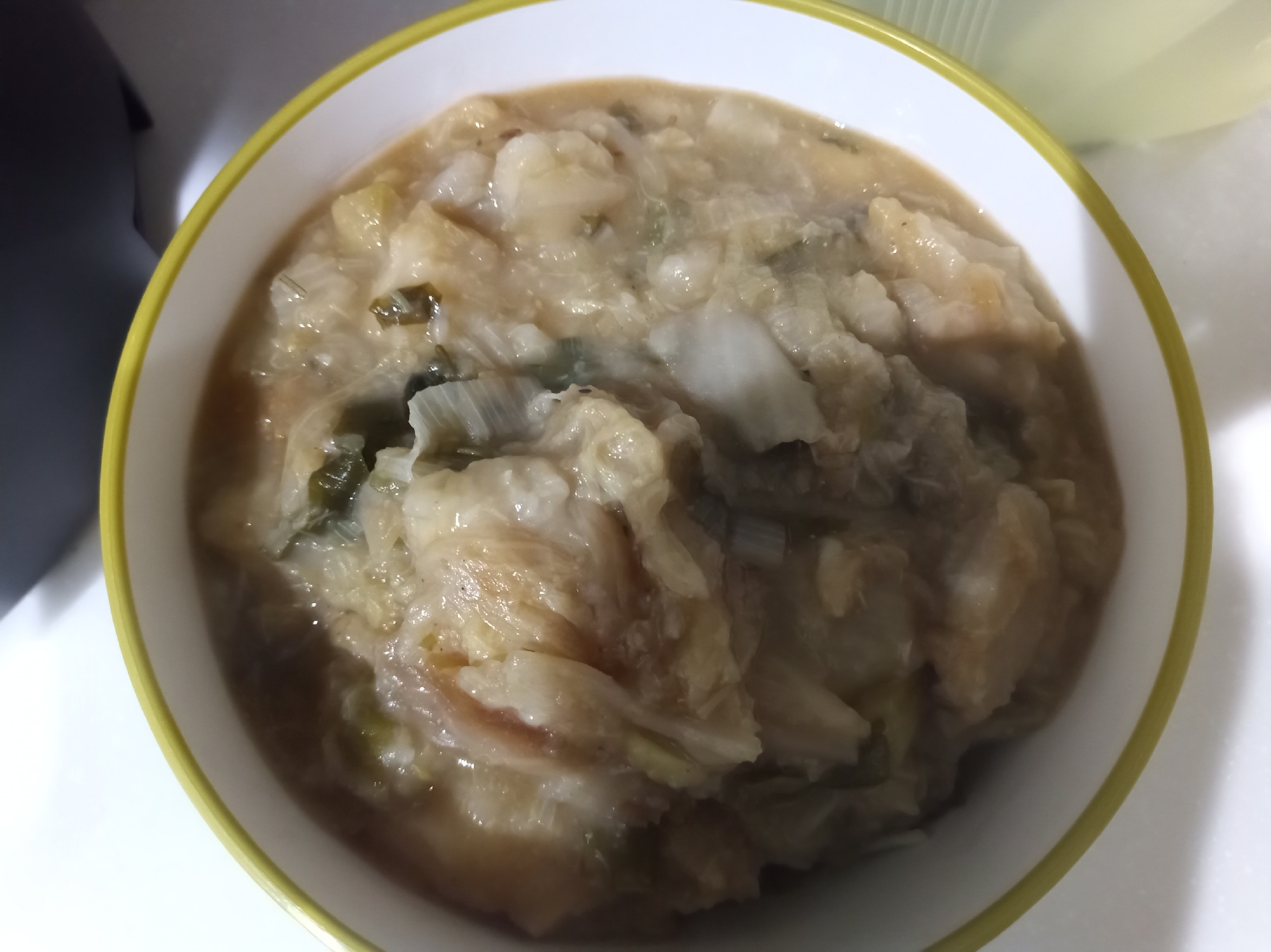 白菜と京芋のなんちゃってジャージャー麺