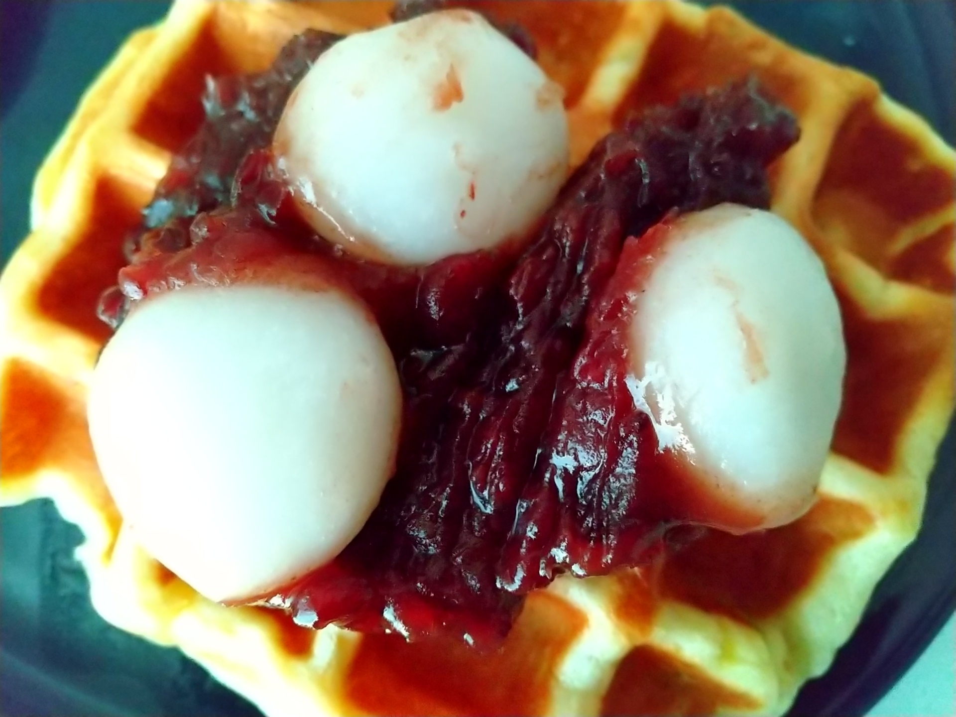 小倉白玉★ワッフル