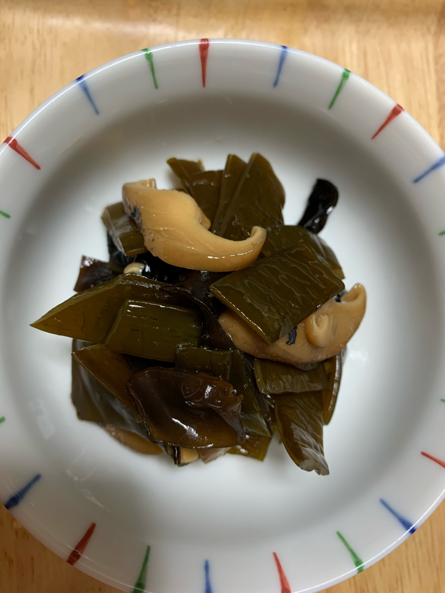 くきわかめと椎茸の煮物