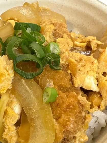 まるでお店の出来上がり♪卵とろとろカツ丼