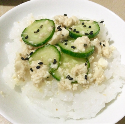 簡単！お豆腐だけ丼