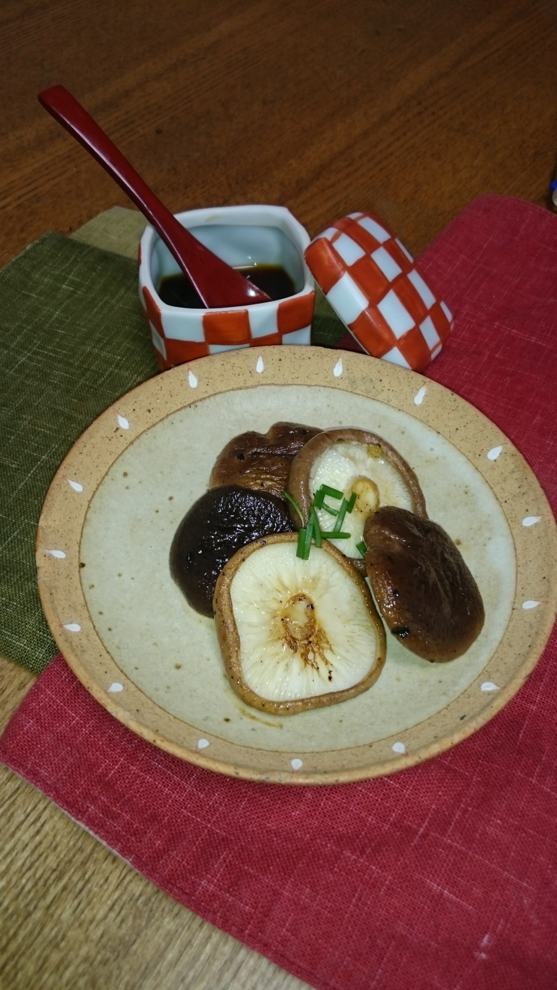 手作りポン酢と、簡単シイタケおかず☆