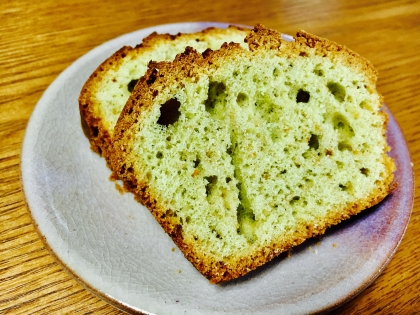 パウンドケーキ　❤　粉末緑茶で抹茶風　❤