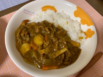 すき焼き牛で☆美味しいビーフカレー