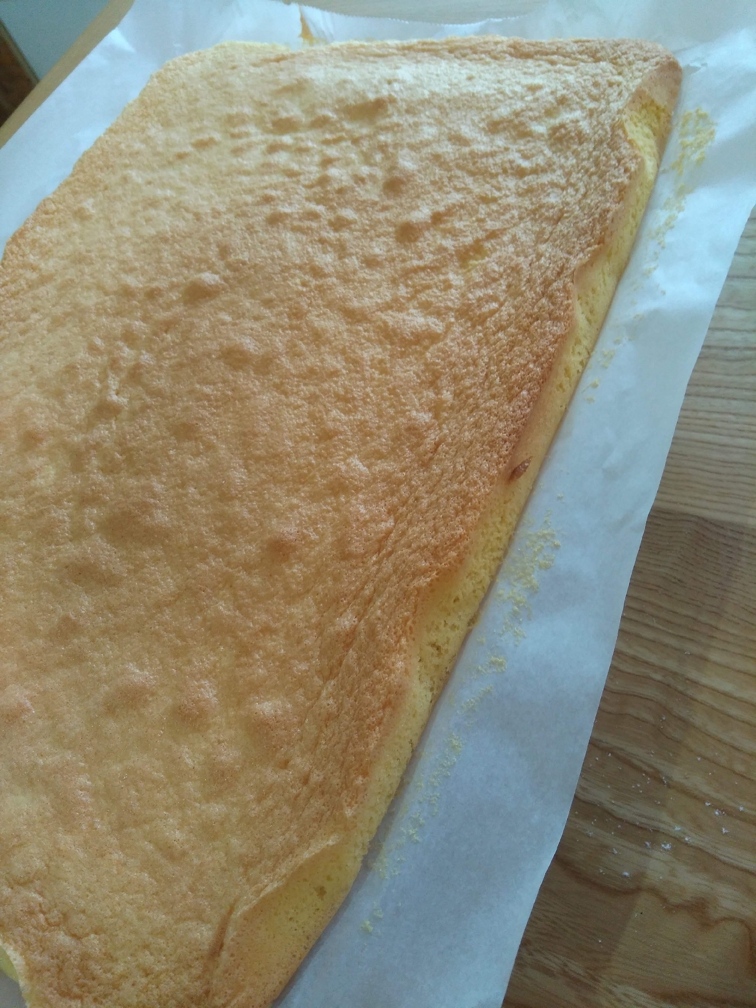 Hmでふんわりスポンジケーキ レシピ 作り方 By ちょこだいふく 楽天レシピ