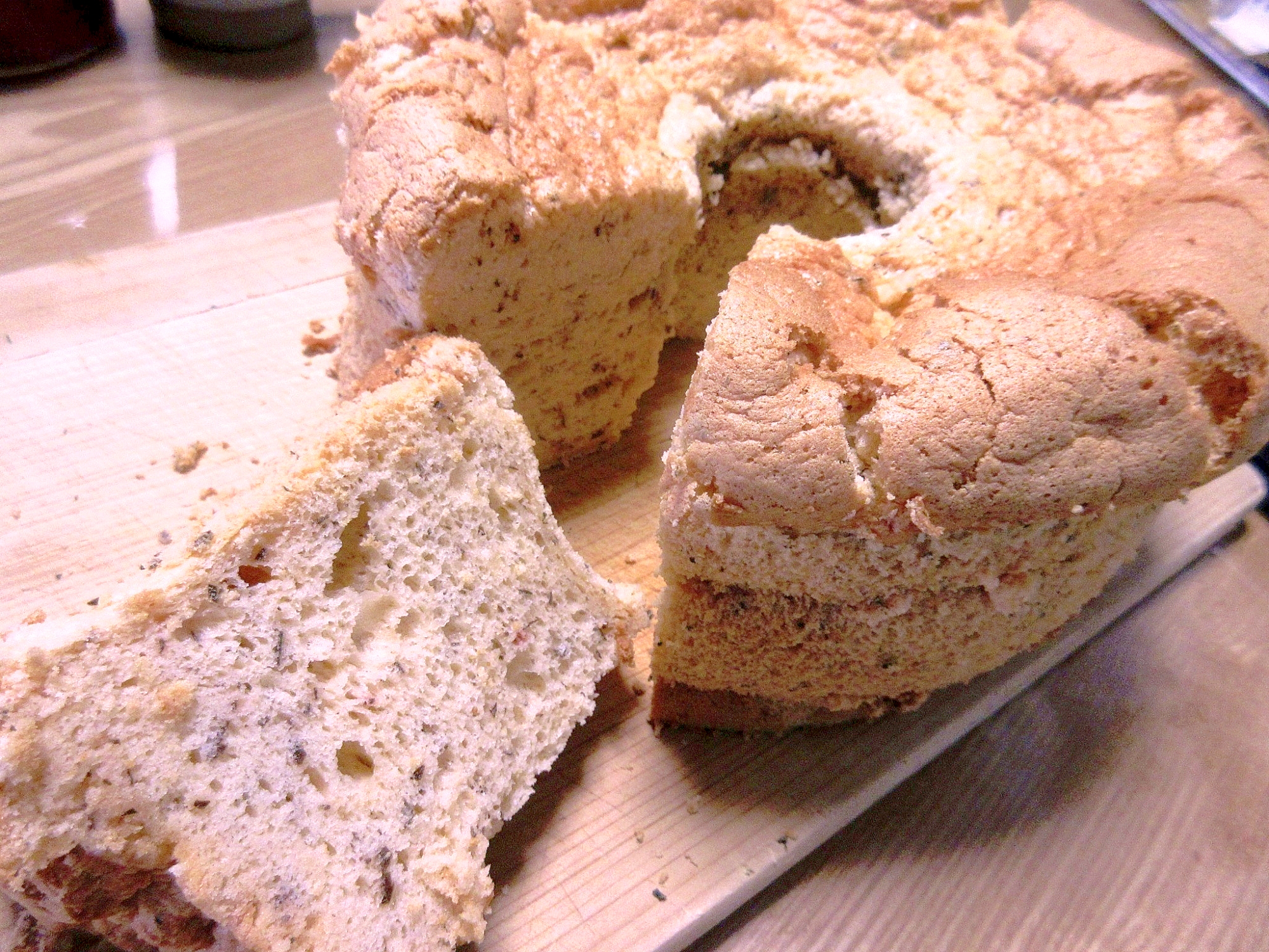 桜香るシフォンケーキ レシピ 作り方 By Miashimatora 楽天レシピ