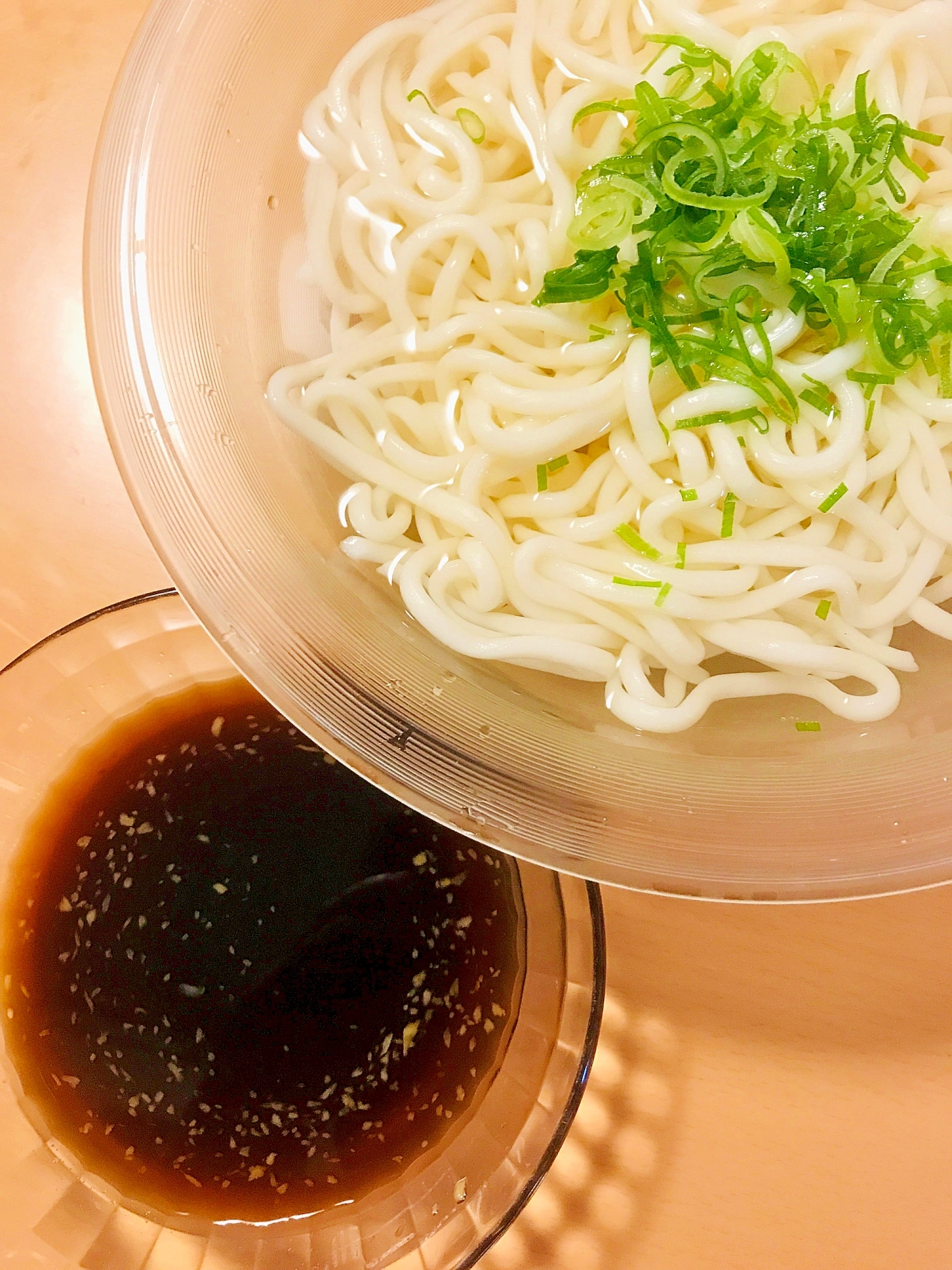 ポン酢＆めんつゆの冷やしうどん／流水麺