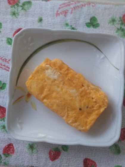 国産チーズの玉子焼き