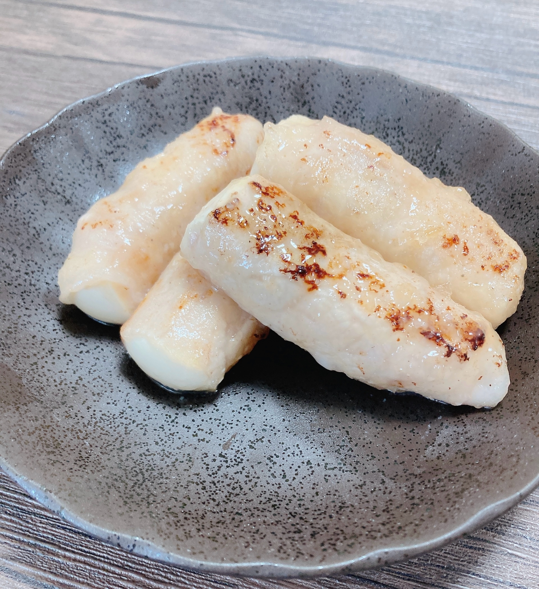 肉巻き豆腐の塩麹タレ焼き