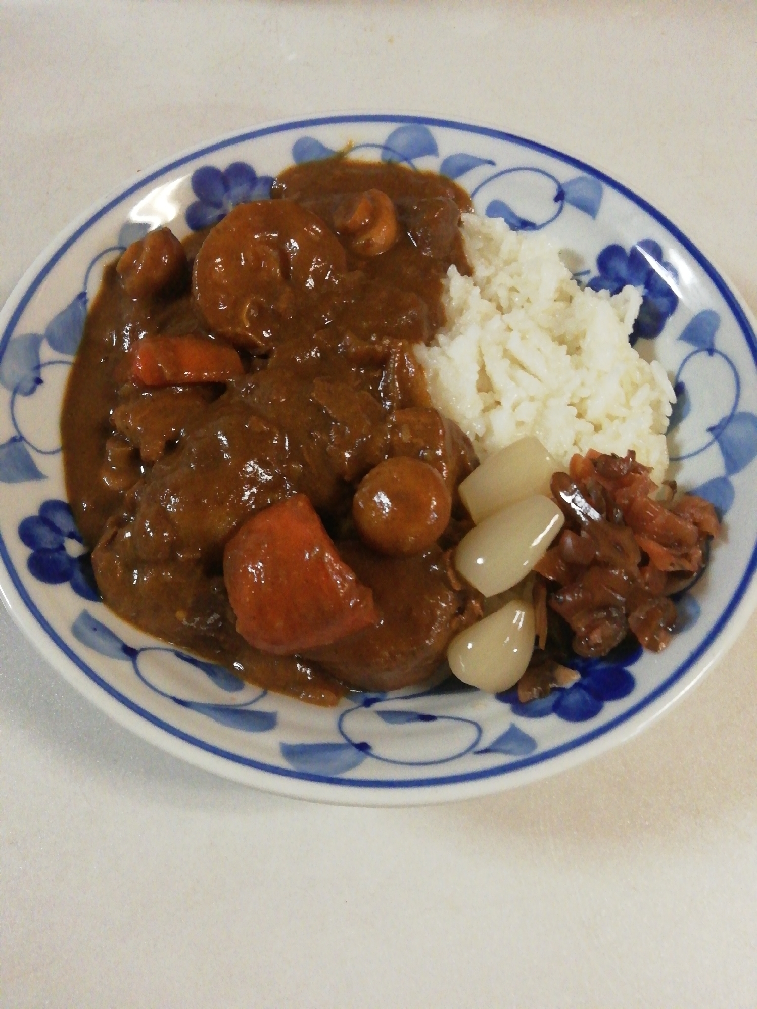 我が家のポークビーフのスパイシーカレーライス