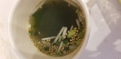 韓国風わかめスープ
