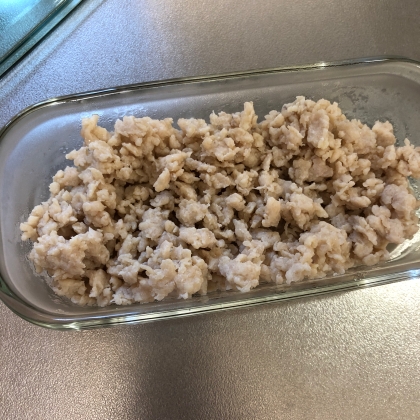 鶏ひき肉で作りました∩^ω^∩
ご飯進みました♪♪