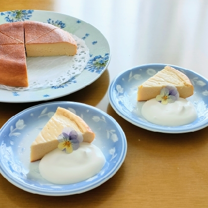 炊飯器で簡単☆チーズケーキ♪