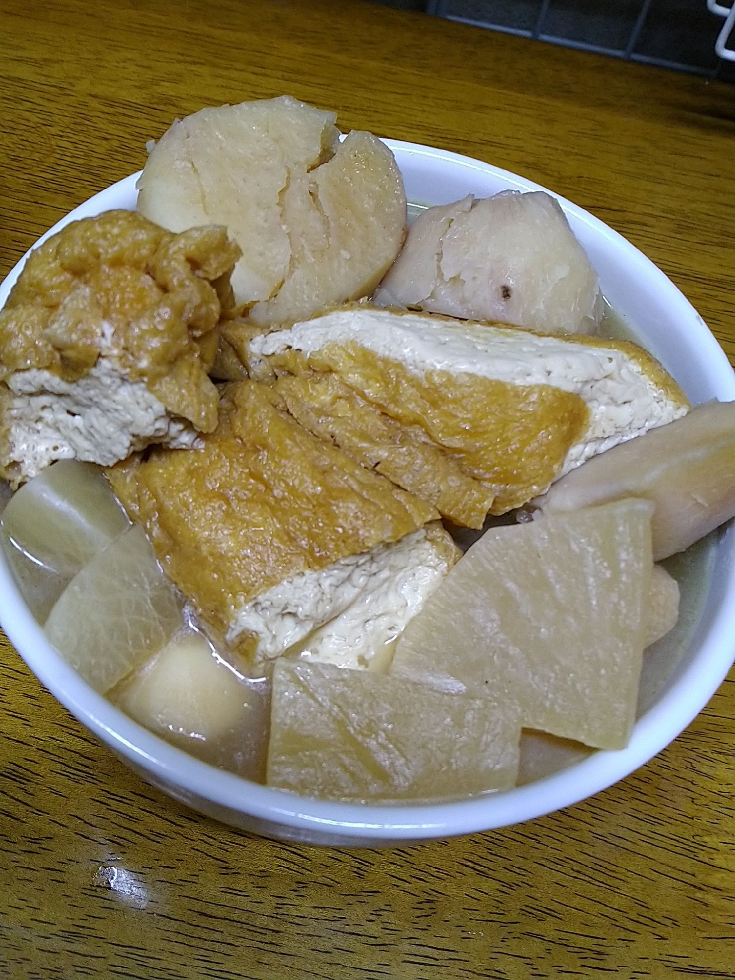 厚揚げと大根の煮物