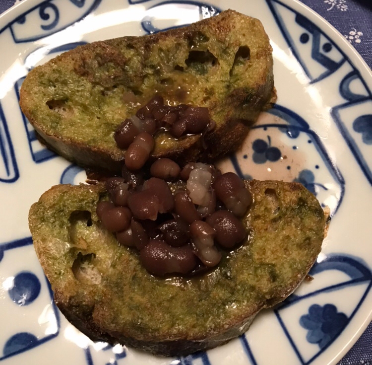 あずき抹茶フレンチトースト