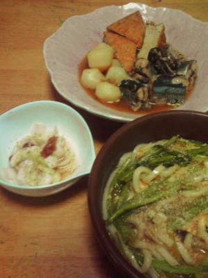 一度に3品！さんまの厚揚げ＆かぶ煮