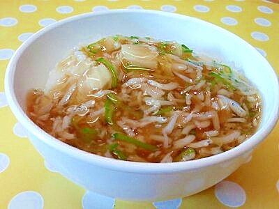 【離乳食】しらす＆白菜のあんかけ丼