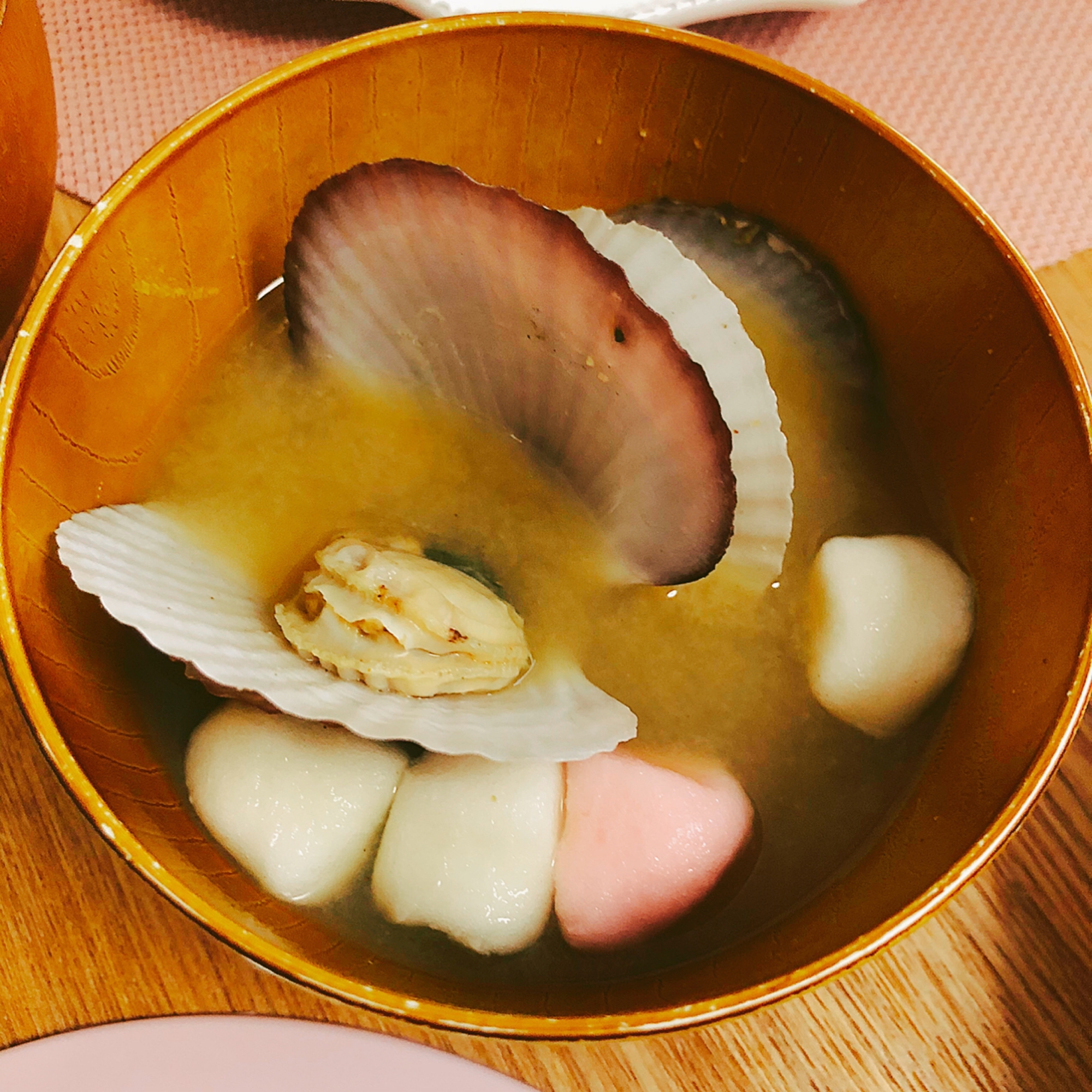 ひなまつり2021♡ホタテのお味噌汁