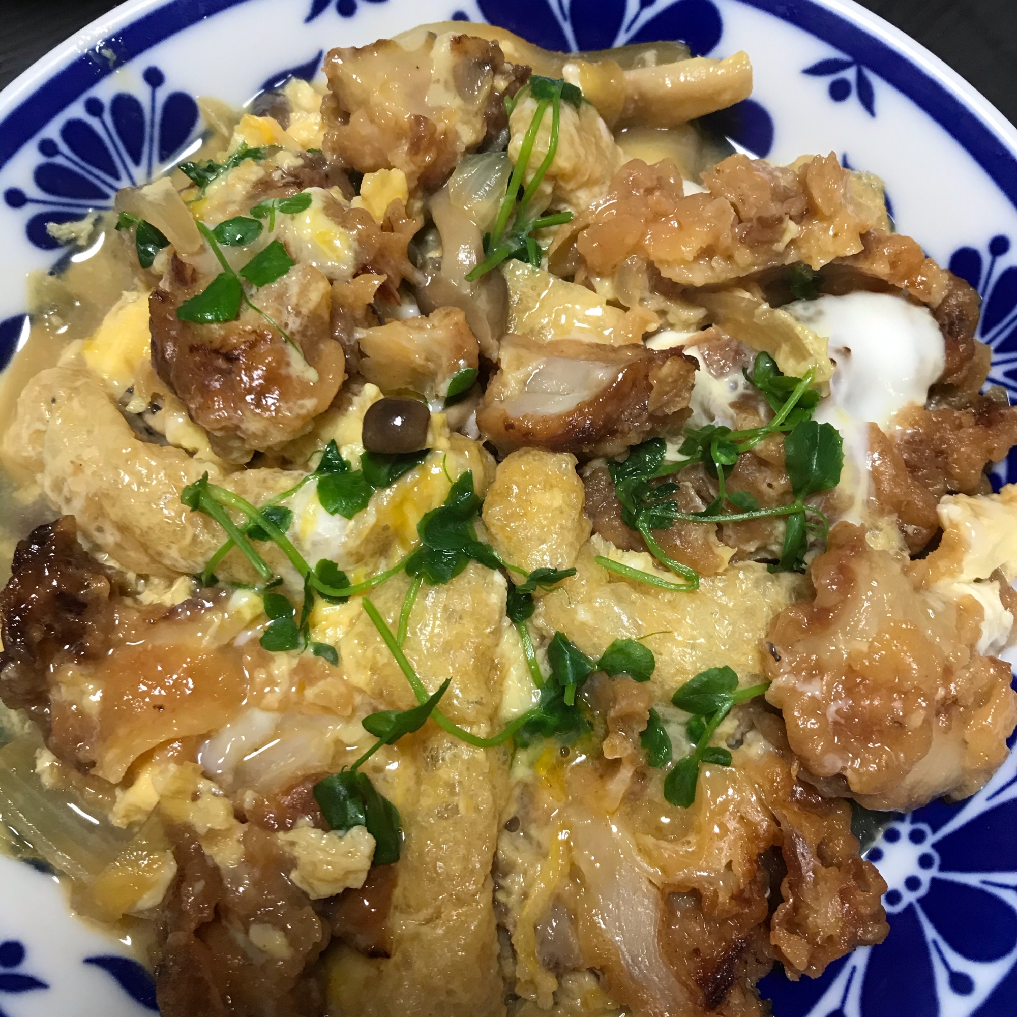 唐揚げリメイク唐揚げ丼