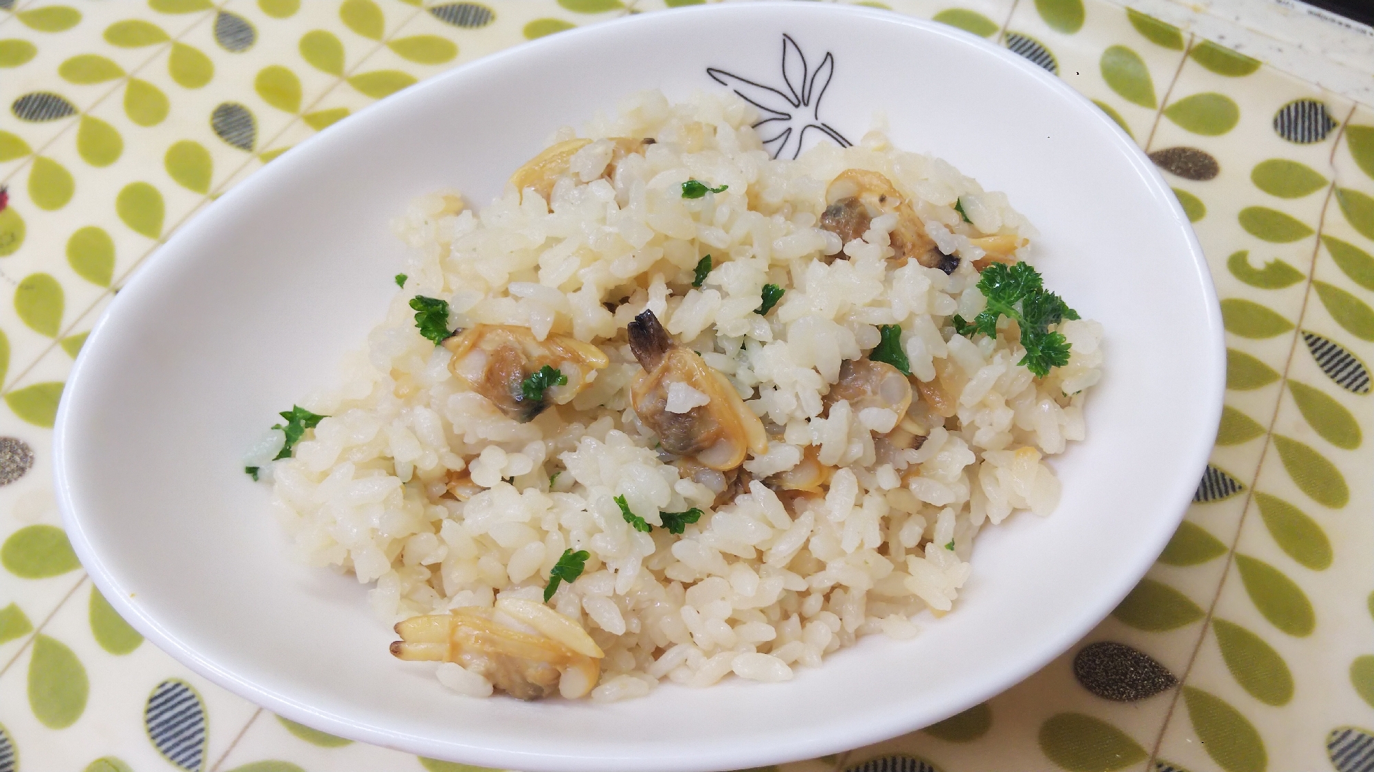 炊飯器で♪あさりのピラフ