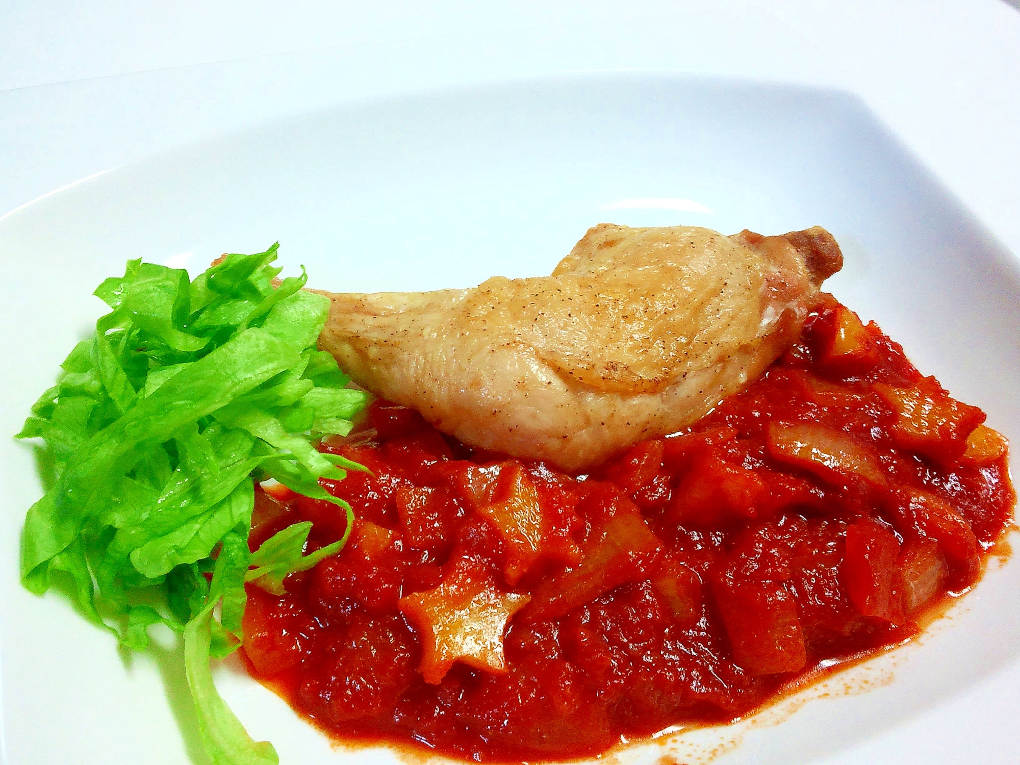 王道ローストチキン トマトソースで レシピ 作り方 By しゅうくりいむ 楽天レシピ