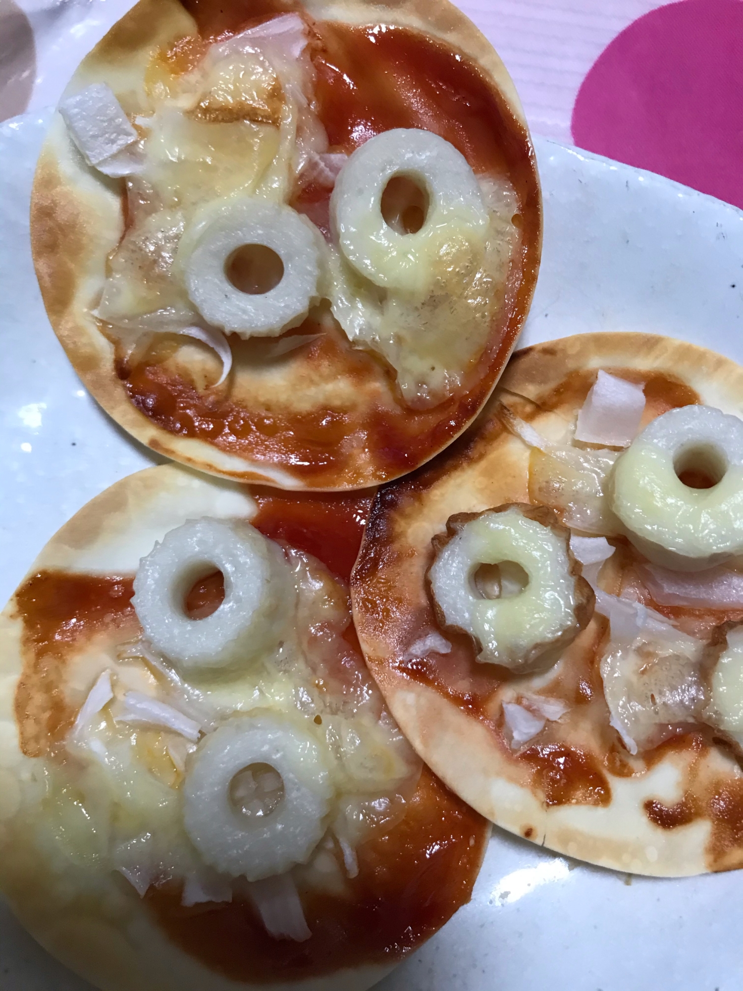 余った餃子の皮でピザ