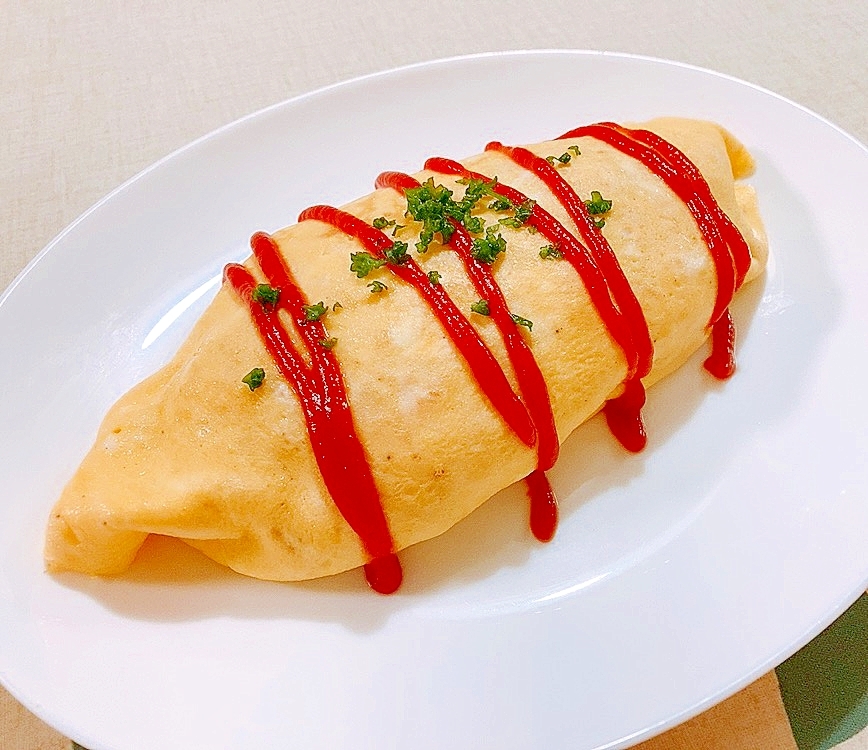 カレー味のオムライス