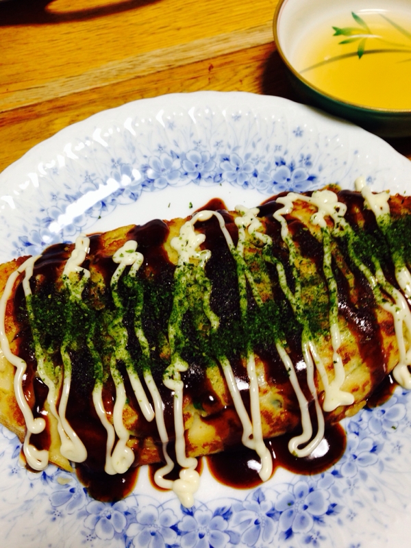 丸くないけど味はたこ焼き!フライパンたこ焼き