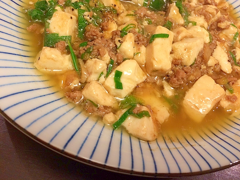 【中華風】ご飯に合う辛くないマーボー豆腐!