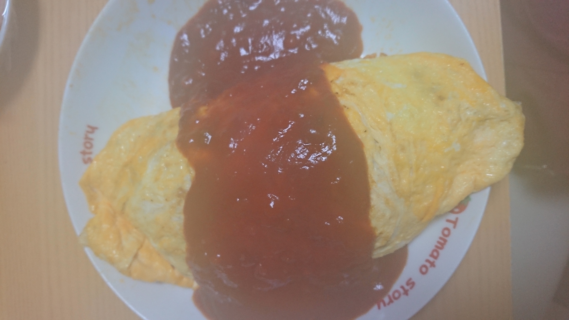 ナポリタンソースでちょっとおしゃれに オムライス レシピ 作り方 By ひろすけ 楽天レシピ