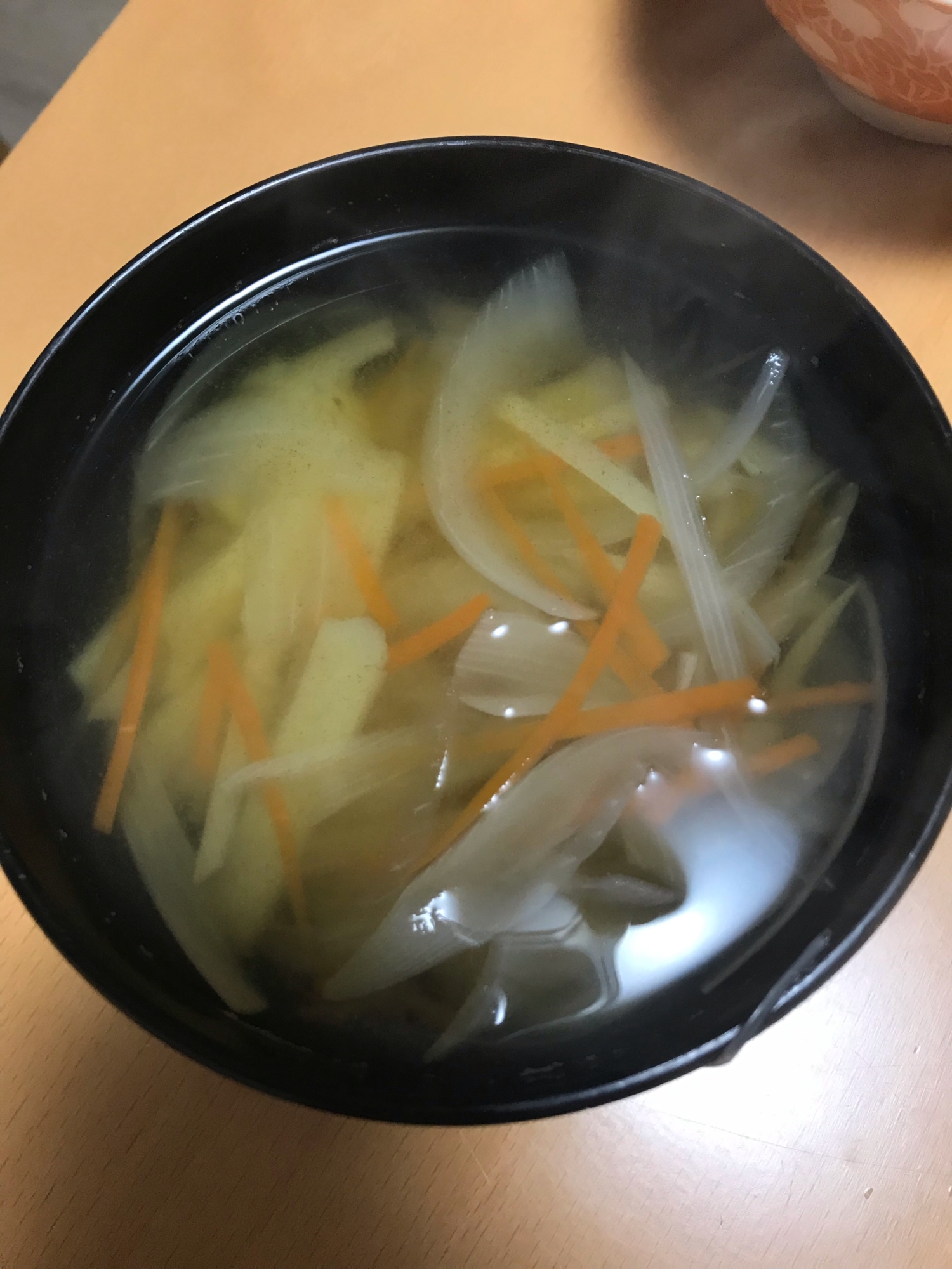 細切り野菜のおすまし