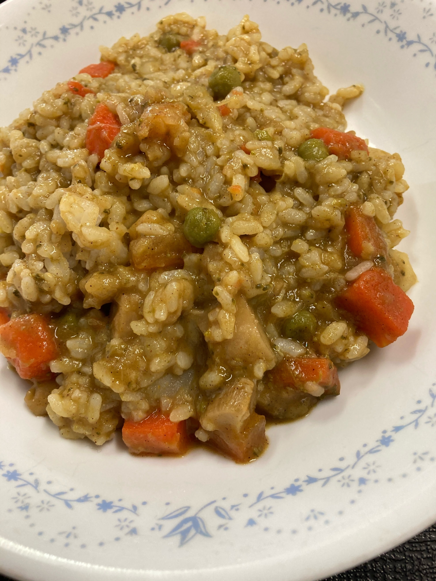 野菜たっぷりカレーリゾット風