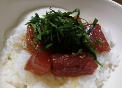 マグロのトロロ漬け丼にしました♪
美味しく頂きました！ご馳走さまでした♪