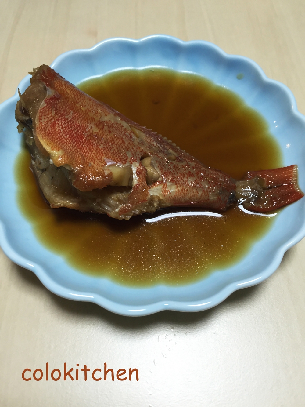 簡単赤魚の煮付け