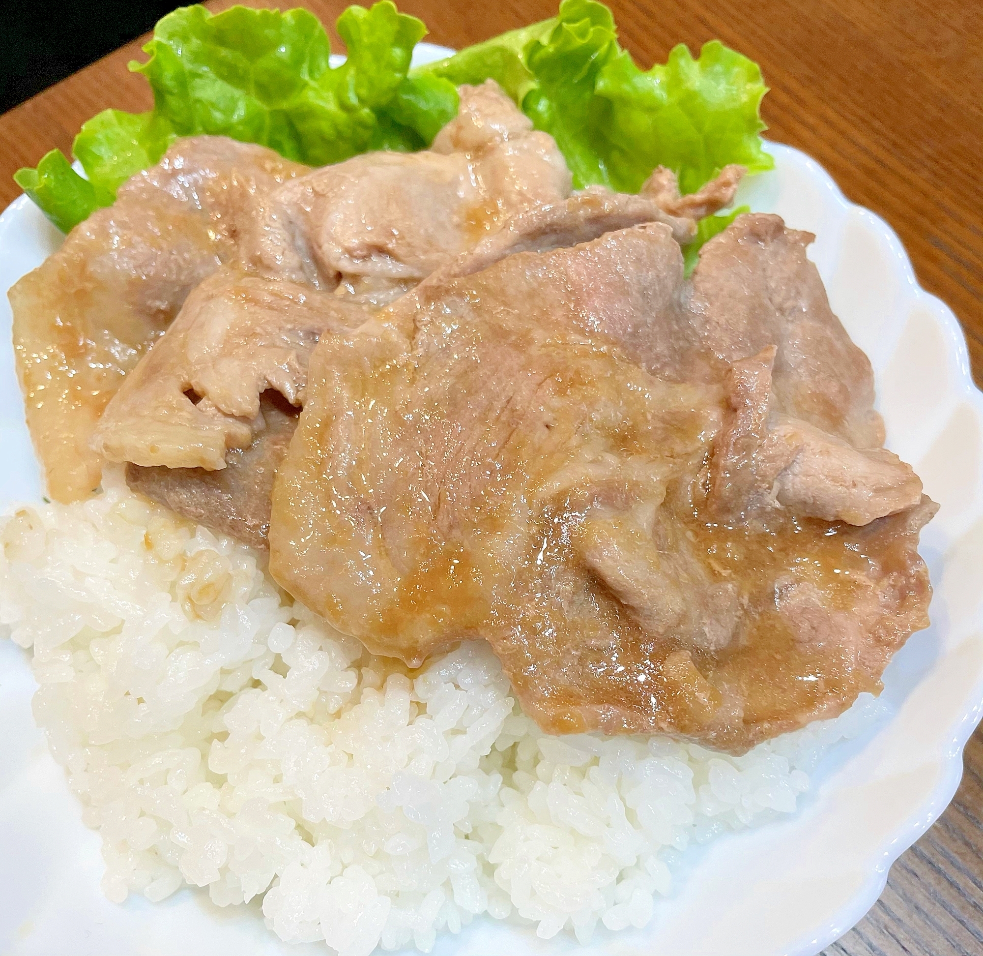 パパっと作れる生姜焼き丼