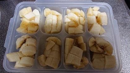 離乳食 バナナ冷凍保存