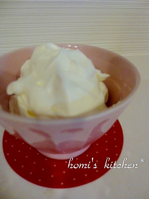 甘過ぎず まあ甘い生クリーム レシピ 作り方 By ほぉみぃ 楽天レシピ