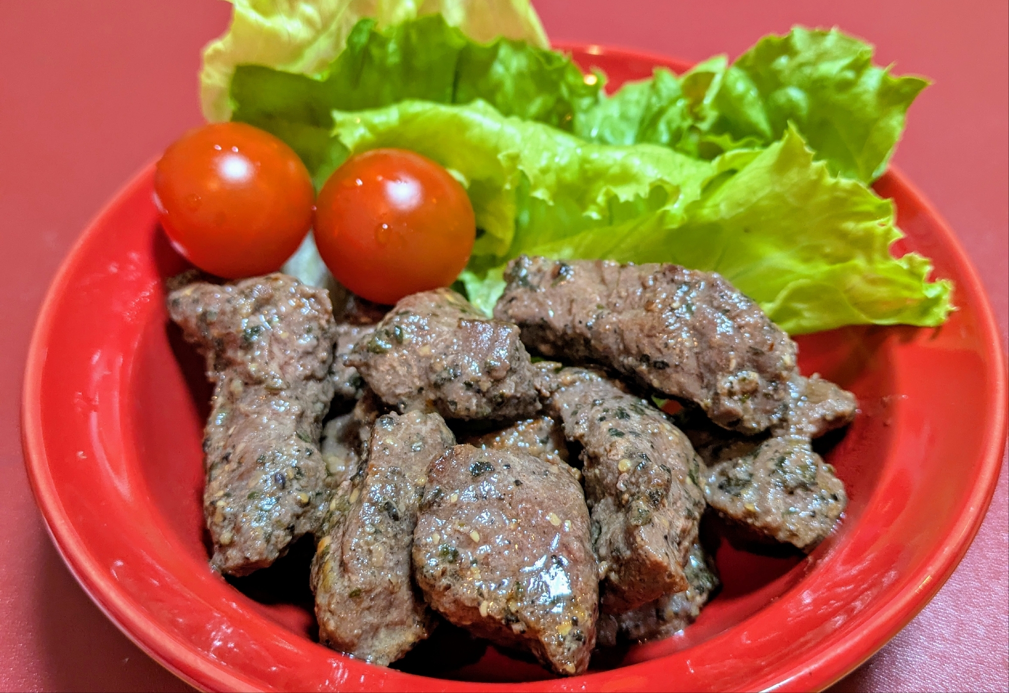 カンガルーのハーブ焼き