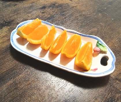 食べやすい♡⃛ネーブル＊オレンジの切り方✧˖°