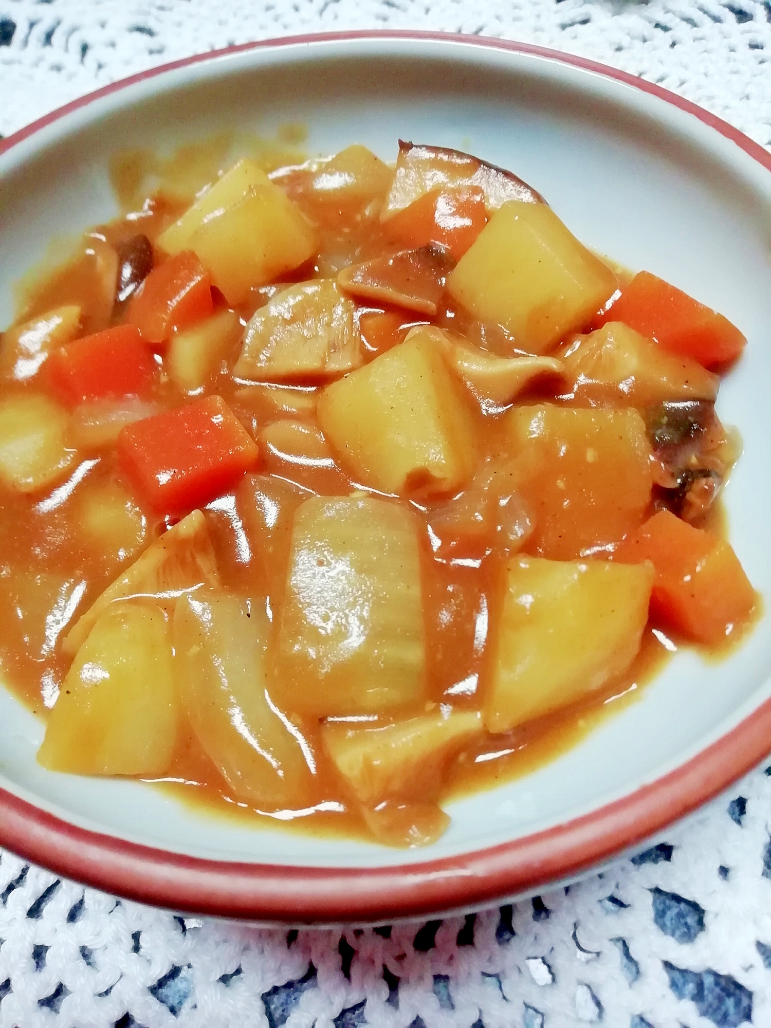 【カレーアレンジ】しいたけヨーグルトカレー