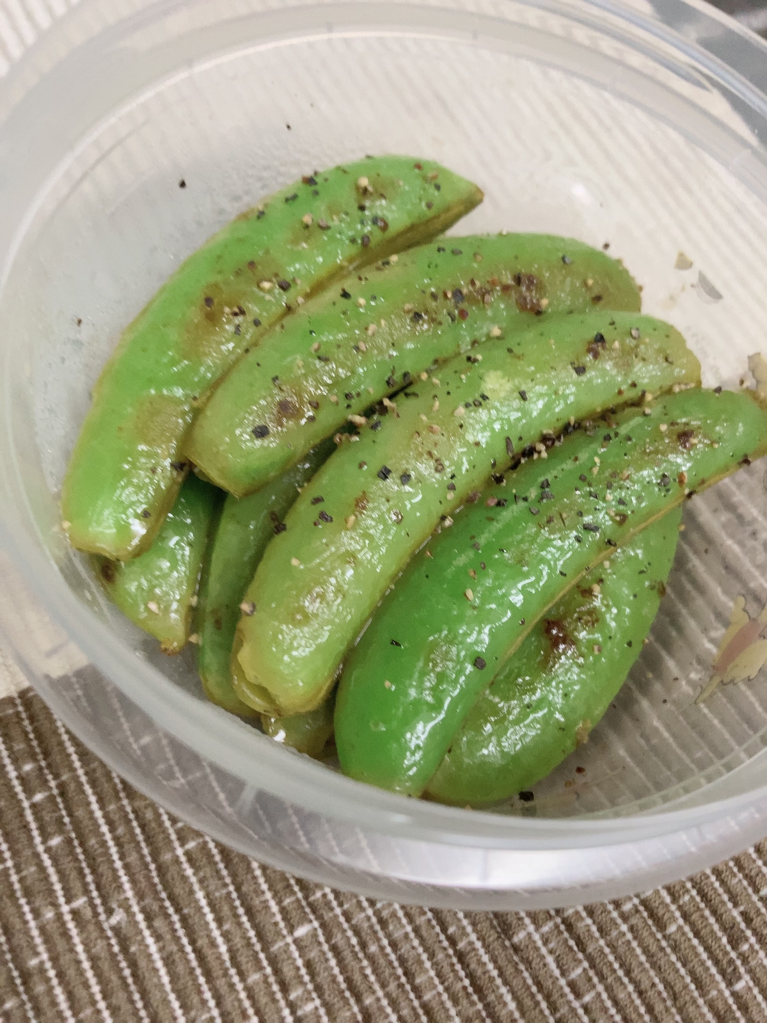 スナップえんどう レモン味の作り置き♡