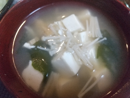 豆腐と揚げのお味噌汁