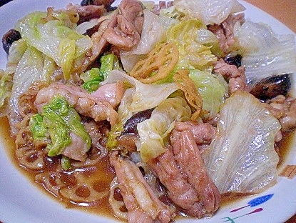 鶏せせりと蓮根 レタスの炒め物 レシピ 作り方 By ひろりん1106 楽天レシピ