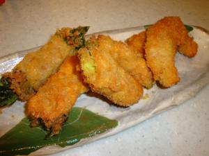 菜の花etc 野菜の肉巻きフライ レシピ 作り方 By さっち917 楽天レシピ 菜の花etc 野菜の肉巻きフライ レシピ 作り方 By さっち917 楽天レシピ